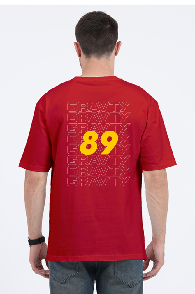 GRAVTY- Oversized Black T-shirt