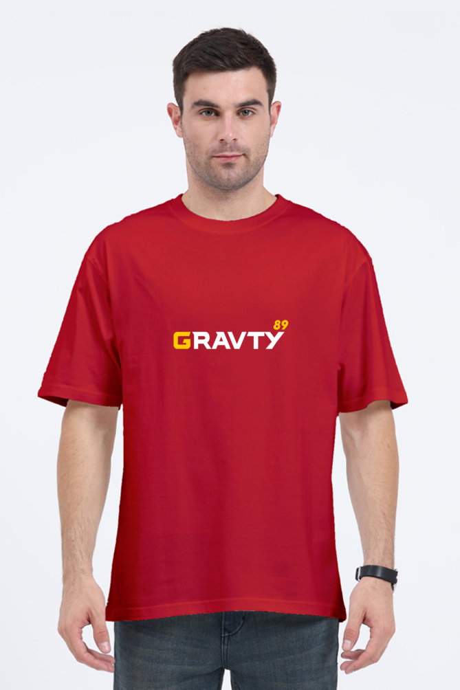 GRAVTY- Oversized Black T-shirt