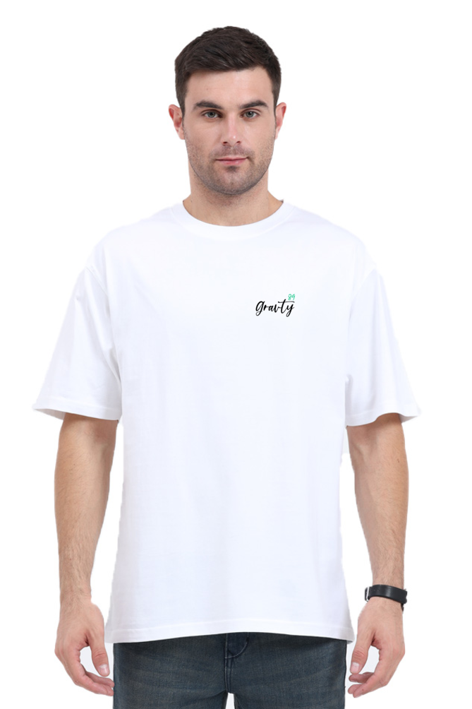 GRAVTY- Salty | White Oversized T-shirt