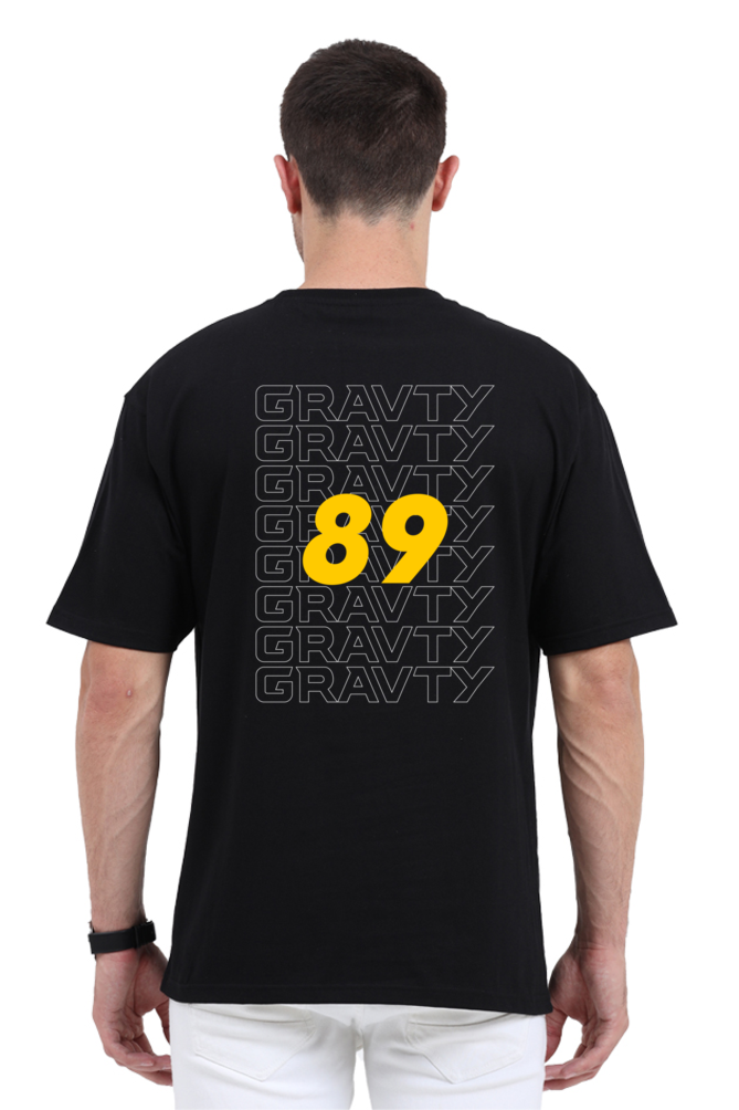GRAVTY- Oversized Black T-shirt