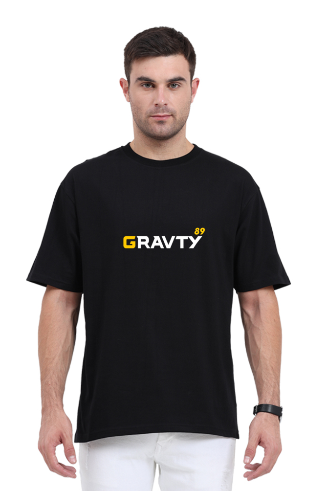 GRAVTY- Oversized Black T-shirt