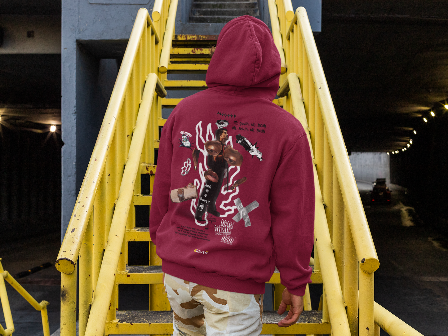 GRAVTY- HMK 'BIG DAWGS' | Oversized Hoodie
