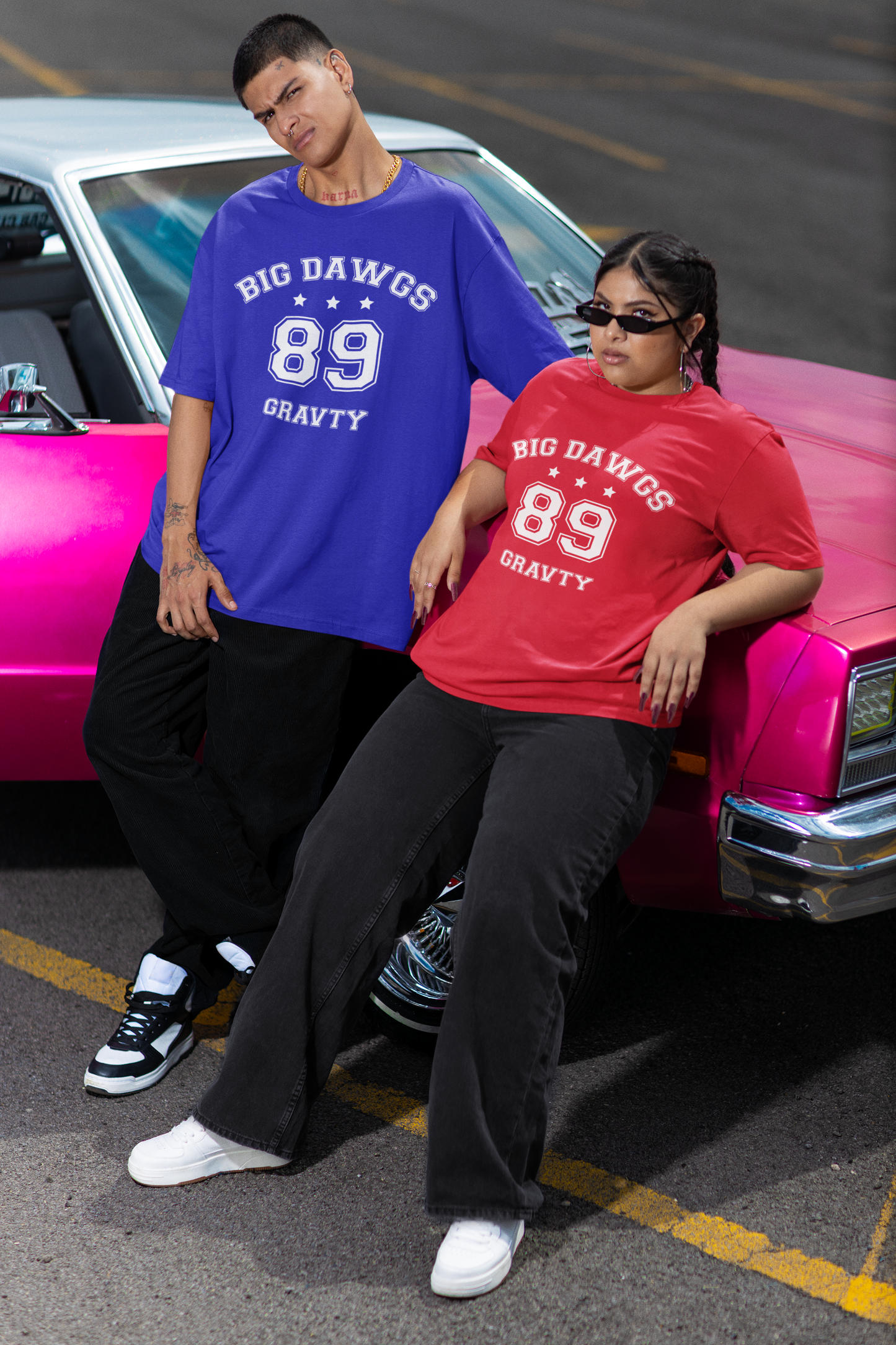 GRAVTY- HMK 'BIG DAWGS' | Oversized T-Shirt