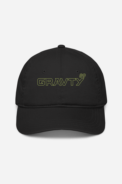 GRAVTY- Unisex Baseball Cap Black (Glow in the dark)