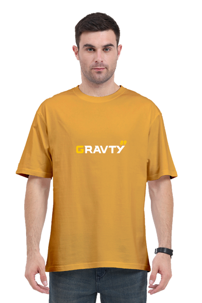 GRAVTY- Oversized Black T-shirt