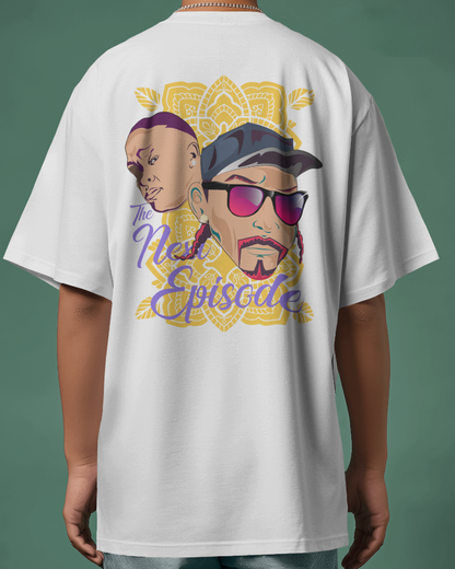 GRAVTY- Next Episode | Oversized White T-shirt